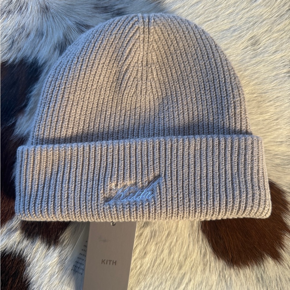 Kith Beige Knit Beanie